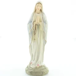 Palais du Rosaire Statue de Notre Dame de Lourdes de 20cm en résine^ Autres Statues De La Vierge | Statue De Notre Dame De Lourdes