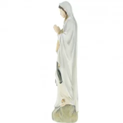 Palais du Rosaire Statue de Notre Dame de Lourdes en résine style antique de 25cm^ Statue De Notre Dame De Lourdes