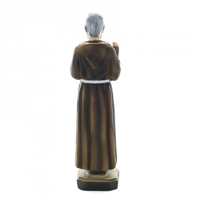 Palais du Rosaire Statue de Padre Pio en résine colorée 15 cm^ Autres Statues De Saints