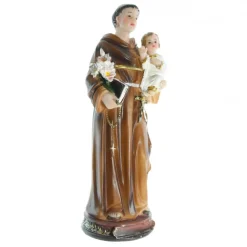 Palais du Rosaire Statue de Saint Antoine de 20cm en résine^ Statue De Saint Antoine