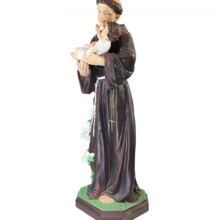 Palais du Rosaire Statue de Saint Antoine de 60cm en résine^ Statue De Grande Taille | Statue De Saint Antoine
