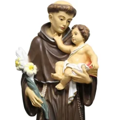Palais du Rosaire Statue de Saint Antoine grande taille en résine 80cm^ Statue De Grande Taille | Statue De Saint Antoine