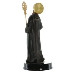 Palais du Rosaire Statue de Saint Benoit en résine14cm^ Statue De Saint Benoît
