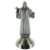 Palais du Rosaire Statue de Saint Benoît en métal avec un socle aimanté 5cm^ Statue De Saint Benoît