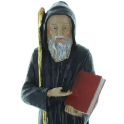 Palais du Rosaire Statue de Saint Benoît en résine 30cm^ Statue De Saint Benoît