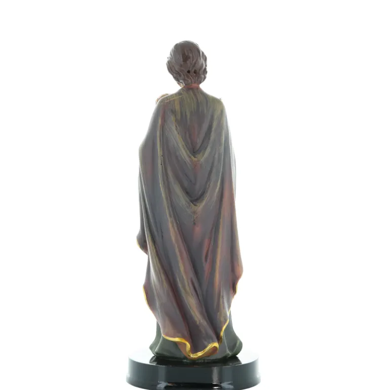 Palais du Rosaire Statue de Saint Joseph à l'enfant en résine colorée 22cm^ Statue De Saint Joseph