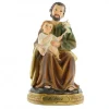 Palais du Rosaire Statue de Saint Joseph assis de 30cm en résine^ Statue De Saint Joseph