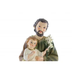 Palais du Rosaire Statue de Saint Joseph assis de 30cm en résine^ Statue De Saint Joseph