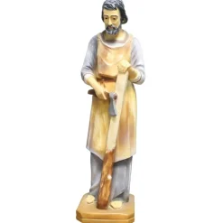 Palais du Rosaire Statue de Saint Joseph charpentier grande taille en résine 80cm^ Statue De Grande Taille | Statue De Saint Joseph