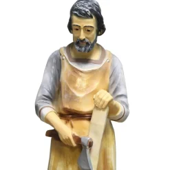 Palais du Rosaire Statue de Saint Joseph charpentier grande taille en résine 80cm^ Statue De Grande Taille | Statue De Saint Joseph
