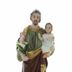Palais du Rosaire Statue de Saint Joseph en résine 8 cm^ Statue De Saint Joseph
