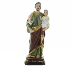 Palais du Rosaire Statue de Saint Joseph en résine 8 cm^ Statue De Saint Joseph