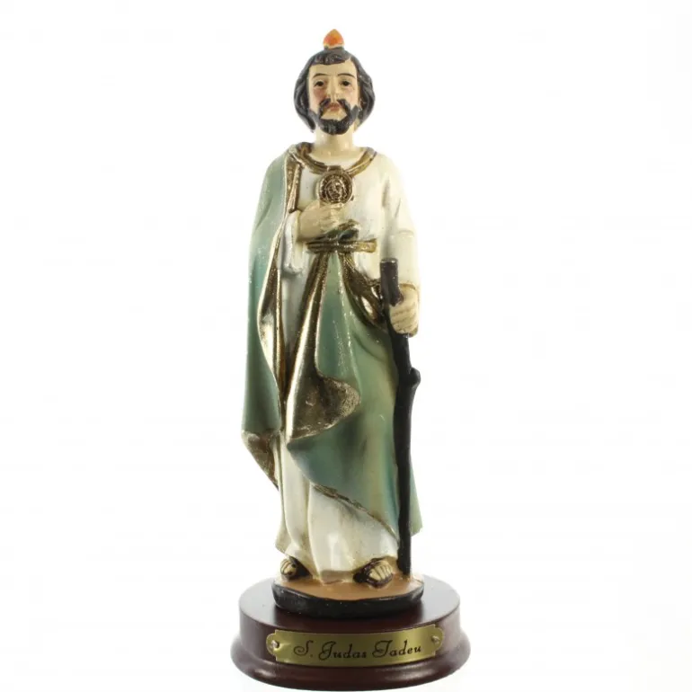 Palais du Rosaire Statue de Saint Jude en résine de 14 cm^ Autres Statues De Saints