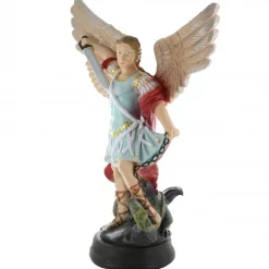 Palais du Rosaire Statue de Saint Michel 60cm peinte à la main^ Statue Ange | Statue De Saint Michel