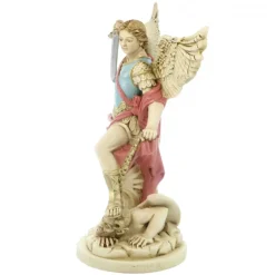 Palais du Rosaire Statue de Saint Michel de 25 cm en résine^ Statue De Saint Michel