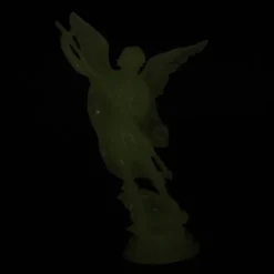 Palais du Rosaire Statue de Saint Michel lumineuse de 13cm en résine^ Statue Lumineuse | Statue Ange
