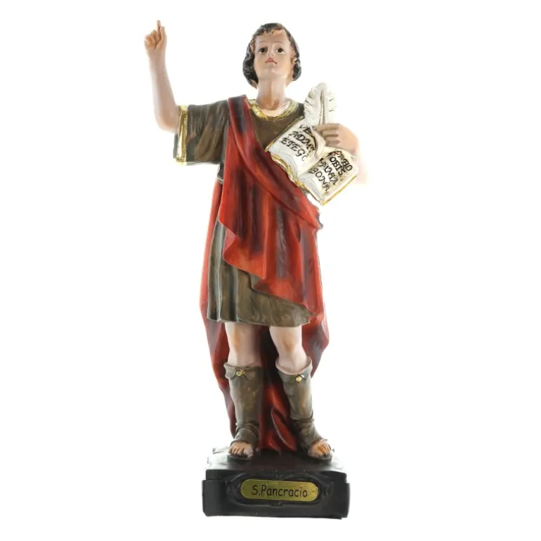 Palais du Rosaire Statue de Saint Pancrace de 20cm en résine^ Autres Statues De Saints