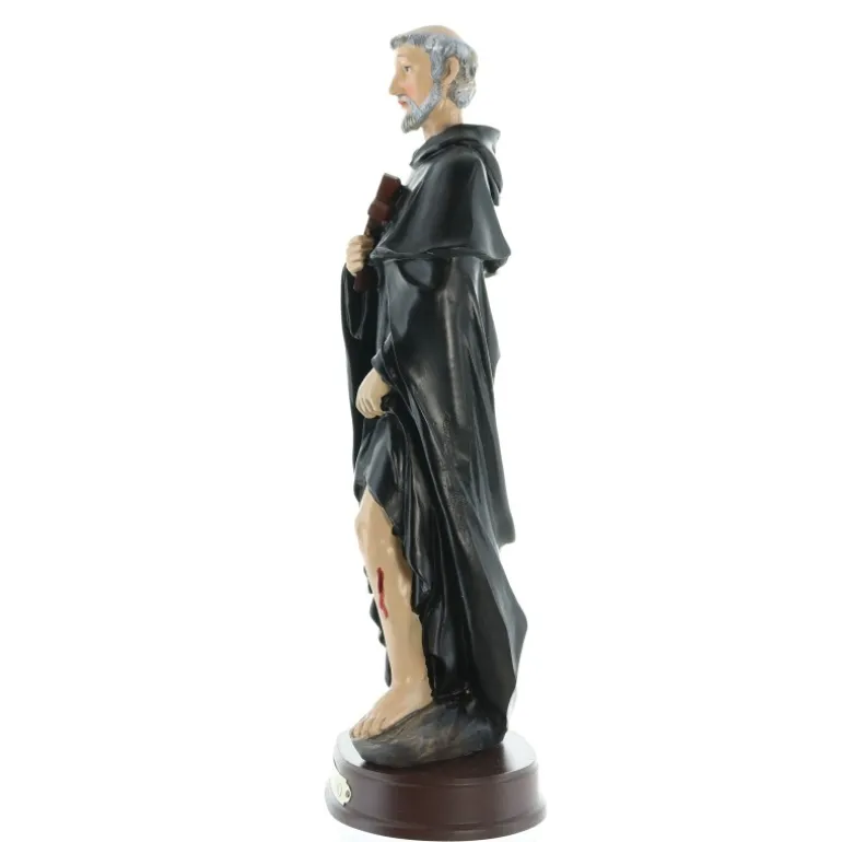 Palais du Rosaire Statue de Saint Pérégrin de 22cm en résine^ Autres Statues De Saints
