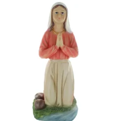 Palais du Rosaire Statue de Sainte Bernadette 60cm avec ses sabots en résine colorée^ Statue De Grande Taille | Statue De Sainte Bernadette