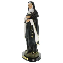 Palais du Rosaire Statue de Sainte Rita en résine de 30cm^ Statue De Sainte Rita