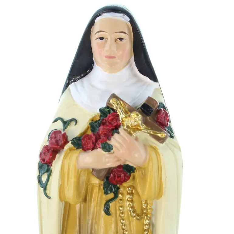 Palais du Rosaire Statue de Sainte Thérèse de 14cm en résine^ Autres Statues De Saints