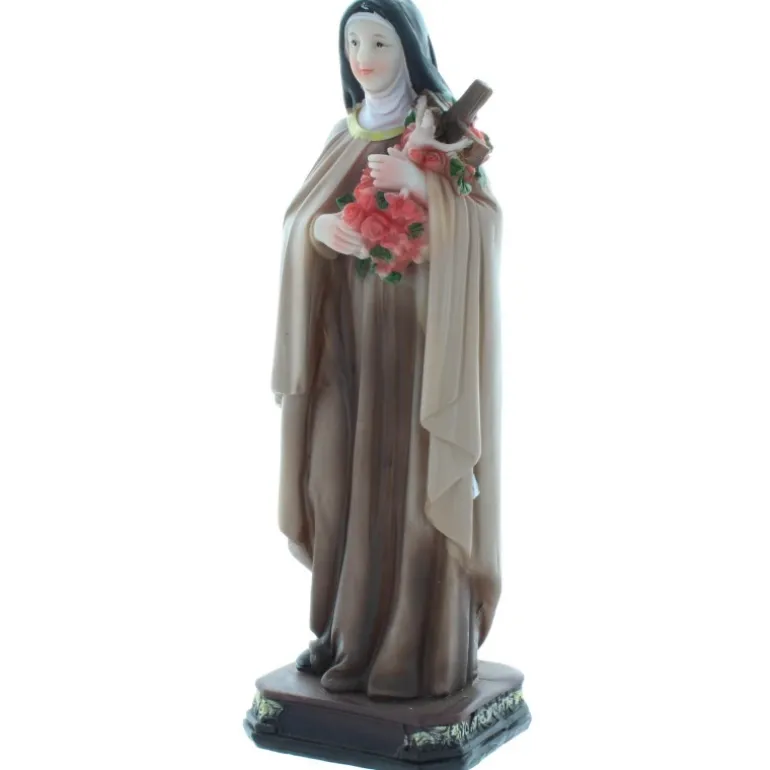 Palais du Rosaire Statue de Sainte Thérèse de Lisieux en résine 20cm^ Autres Statues De Saints