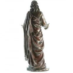 Palais du Rosaire Statue du Christ en bronze coulé à froid 23cm^ Statue Funéraire | Statue En Bronze Et Métal