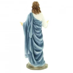 Palais du Rosaire Statue du Christ en résine peinte à la main de 23cm^ Sacré-Coeur De Jésus | Jésus Miséricordieux
