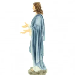 Palais du Rosaire Statue du Christ en résine peinte à la main de 23cm^ Sacré-Coeur De Jésus | Jésus Miséricordieux