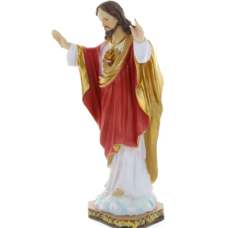 Palais du Rosaire Statue du Christ Rédempteur décorée 30 cm^ Sacré-Coeur De Jésus | Jésus Miséricordieux