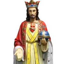 Palais du Rosaire Statue du Christ Roi grande taille en résine 118cm^ Statue De Grande Taille