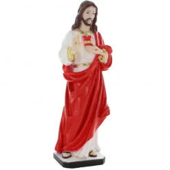 Palais du Rosaire Statue du Sacré Coeur de Jésus de 30cm en résine^ Sacré-Coeur De Jésus