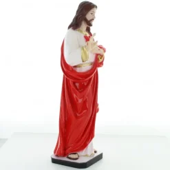 Palais du Rosaire Statue du Sacré Coeur de Jésus de 30cm en résine^ Sacré-Coeur De Jésus