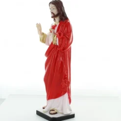 Palais du Rosaire Statue du Sacré Coeur de Jésus de 30cm en résine^ Sacré-Coeur De Jésus