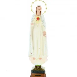 Palais du Rosaire Statue du Sacré Coeur de Notre Dame de Fatima de 45cm en résine^ Statue Vierge De Fatima