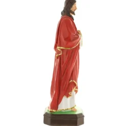Palais du Rosaire Statue du Sacré-Coeur de Jésus 30cm en résine^ Sacré-Coeur De Jésus