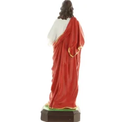 Palais du Rosaire Statue du Sacré-Coeur de Jésus 30cm en résine^ Sacré-Coeur De Jésus
