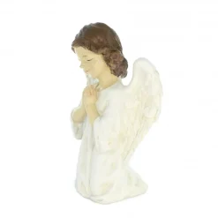 Palais du Rosaire Statue d'un ange priant à genoux de 33cm en résine^ Statue Ange