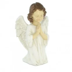 Palais du Rosaire Statue d'un ange priant à genoux de 33cm en résine^ Statue Ange
