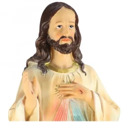 Palais du Rosaire Statue en résine de Jésus Miséricordieux de 60cm^ Jésus Miséricordieux | Statue De Grande Taille
