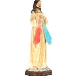 Palais du Rosaire Statue en résine de Jésus Miséricordieux de 60cm^ Jésus Miséricordieux | Statue De Grande Taille