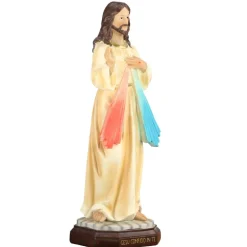 Palais du Rosaire Statue en résine de Jésus Miséricordieux de 45cm^ Jésus Miséricordieux