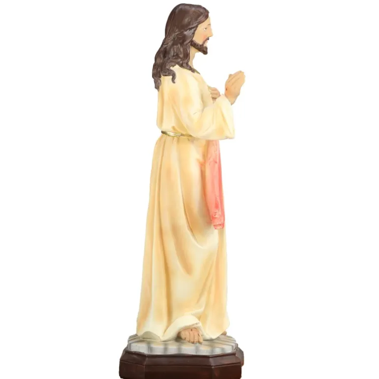 Palais du Rosaire Statue en résine de Jésus Miséricordieux de 45cm^ Jésus Miséricordieux