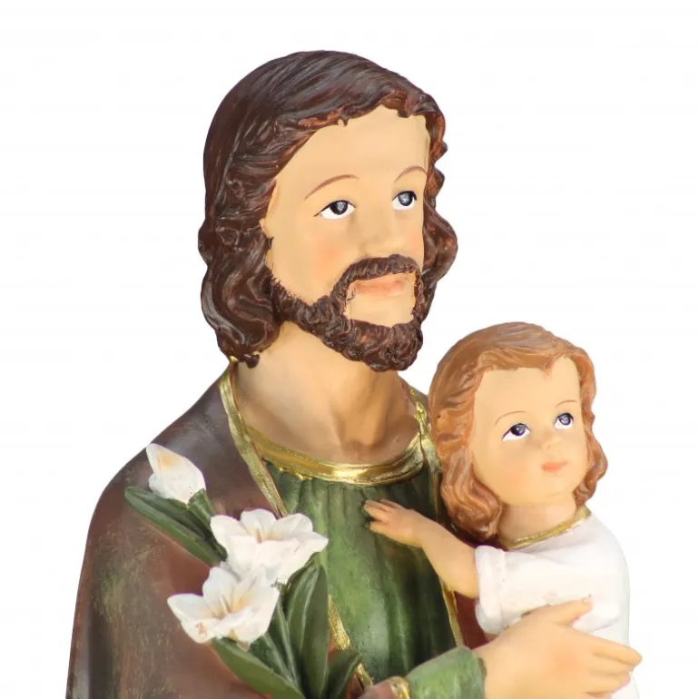 Palais du Rosaire Statue en résine de Saint Joseph de 60cm^ Statue De Grande Taille | Statue De Saint Joseph