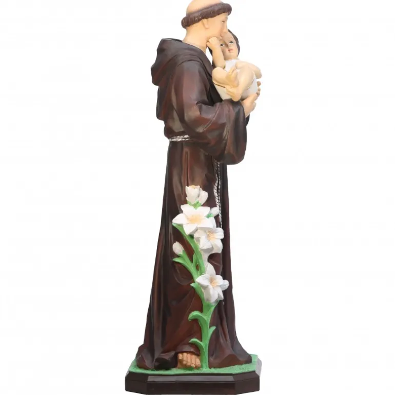 Palais du Rosaire Statue en résine de Saint Antoine de 90cm^ Statue De Grande Taille | Statue De Saint Antoine