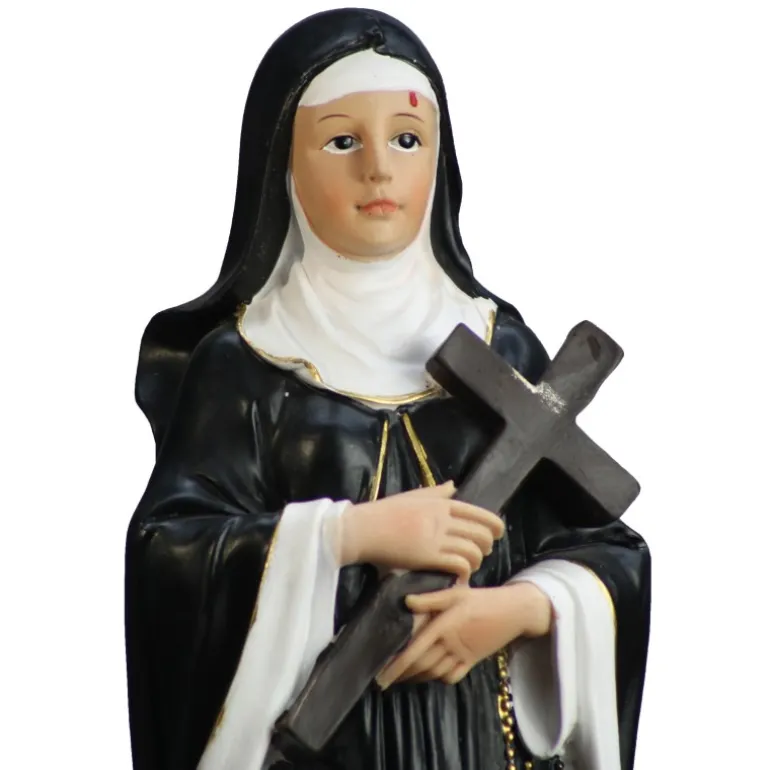 Palais du Rosaire Statue en résine de Sainte Rita de 45cm^ Statue De Sainte Rita