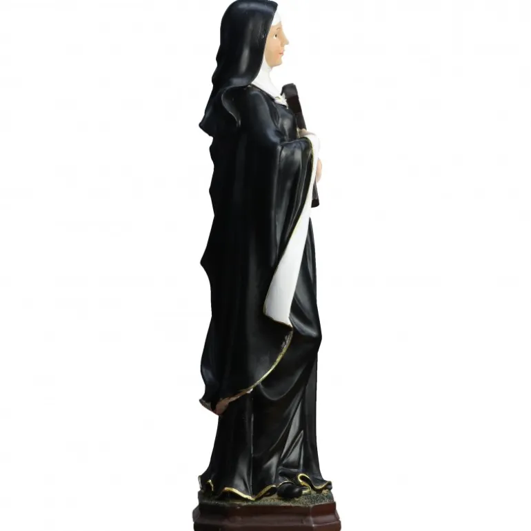 Palais du Rosaire Statue en résine de Sainte Rita de 45cm^ Statue De Sainte Rita