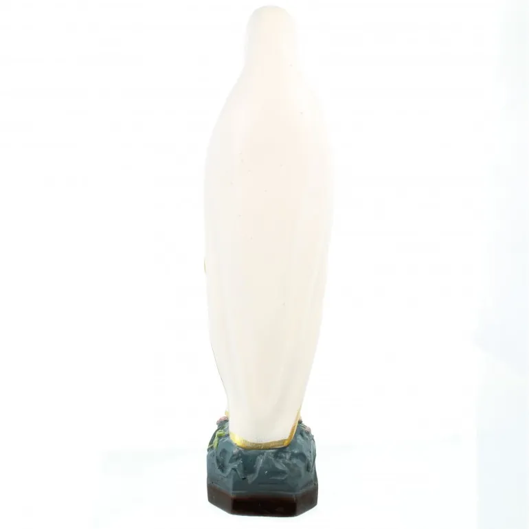 Palais du Rosaire Statue en résine et fibre de verre de Notre Dame de Lourdes en couleur de 20cm^ Statue De Notre Dame De Lourdes
