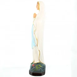Palais du Rosaire Statue en résine et fibre de verre de Notre Dame de Lourdes en couleur de 20cm^ Statue De Notre Dame De Lourdes