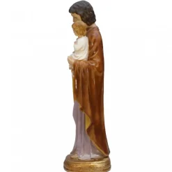 Palais du Rosaire Statue Joseph à l'enfant Jésus en résine colorée 98cm^ Statue De Grande Taille | Statue De Saint Joseph